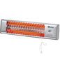 Termozeta Quartz Halogen Wall Ceiling Heater IP24 Electric 1200W Tzr04