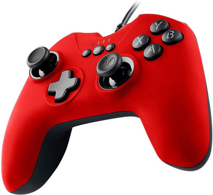 Nacon PC Gaming Controller GC-100 Rot Windows Pad 6 Tasten Computer