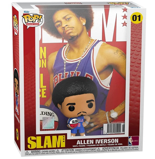 Funko Pop NBA Slam Magazine Covers - Allen Iverson (01) Soul On Ice Figur Vinyl