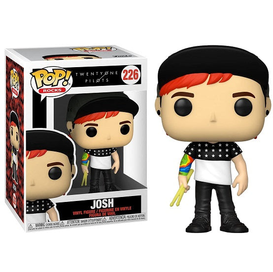 Funko Pop! Rocks Twenty One Pilots – 226 Josh Stressed Out Figur Musik Vinyl