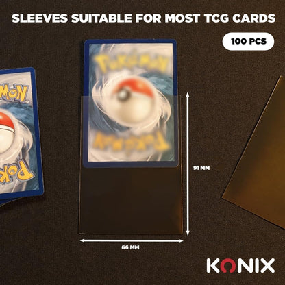 Premium Sleeves For Tgc 100Pz Bustine Proteggi Carte Collezione Protezione Card