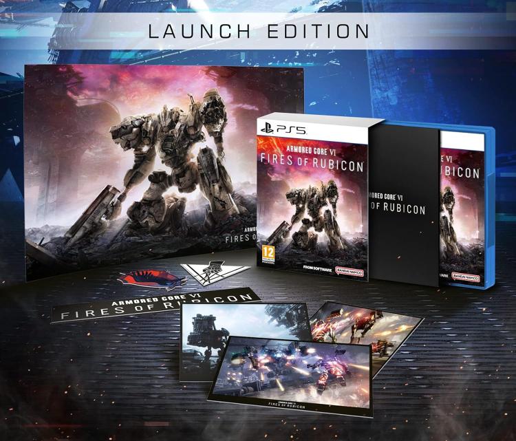 ARMORED CORE VI FIRES OF RUBICON LAUNCH EDITION PS5 ITALIENISCH NEU VERSIEGELT PS5