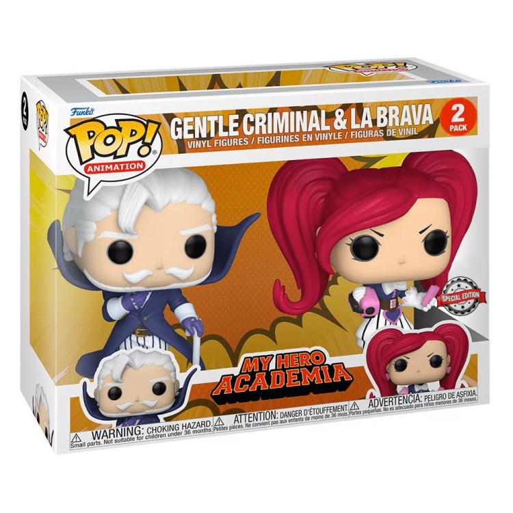 Funko Pop! Animation – My Hero Academia (3er-Pack) Gentle Criminal & La Brava 9cm