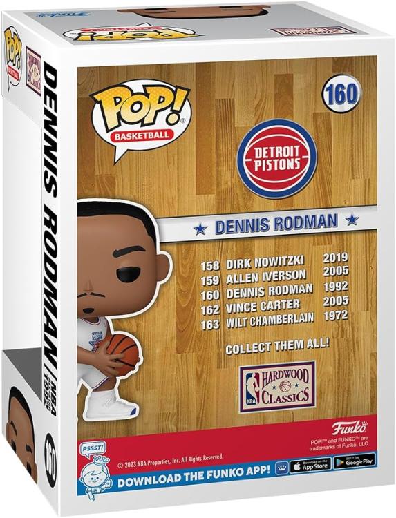 Funko Pop! Basketball NBA All Stars – (160) Dennis Rodman (1992) Figur 9cm