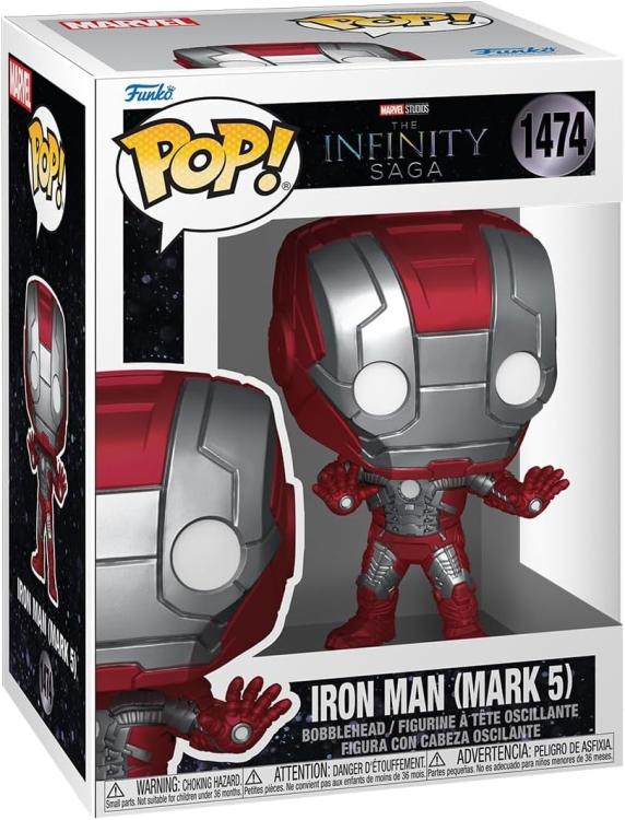 Funko Pop Marvel - The Infinity Saga (1474) Iron Man Vinyl Figur Sammlerfigur 9 cm