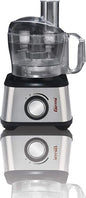 Girmi RB76 600W Stainless Steel Multifunction Food Processor with Blender, Grater, Chopper, Slicer