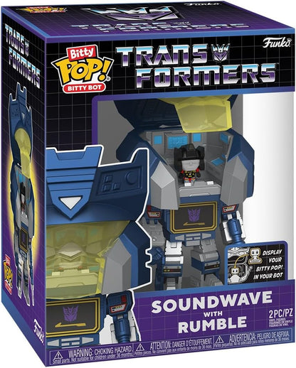 Funko Bitty Pop! Bitty Bot – Transformers – Soundwave mit Rumble
