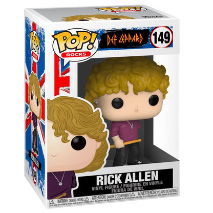 Funko Pop! Rocks - Def Leppard (149) Rick Allen Vinylfigur 9 cm Sammelfigur