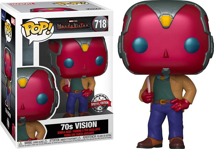 Funko Pop Marvel Wandavision 70s Vision Special Edition Sealed Vinyl Figure