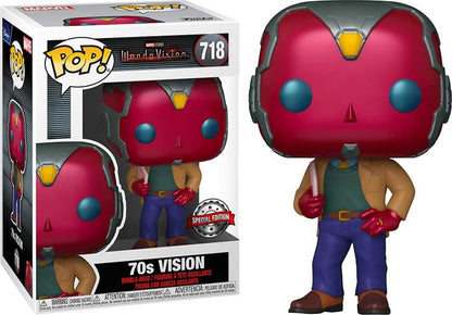 Funko Pop Marvel Wandavision 70s Vision Special Edition Sealed Vinyl Figure
