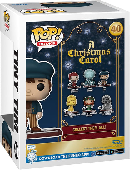 Funko Pop! Bücher - Eine Weihnachtsgeschichte (40) Tiny Tim Vinyl Figur 9cm
