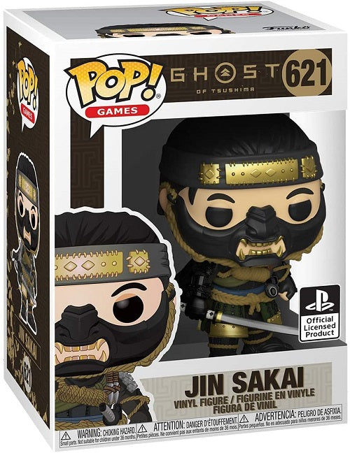 Funko Pop! Ghost Of Tsushima 621 Jin Sakai Offizielle Playstation Vinyl Statue