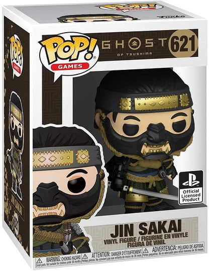 Funko Pop! Ghost Of Tsushima 621 Jin Sakai Offizielle Playstation Vinyl Statue