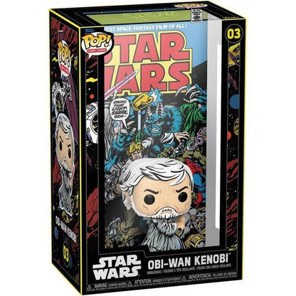 Funko Pop! Comic Covers - Star Wars (03) Obi-Wan Kenobi Vinylfigur 9 cm Statue