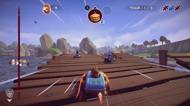 Garfield Kart Furious Racing PS4 Videospiel Deutsch Neu PlayStation 4