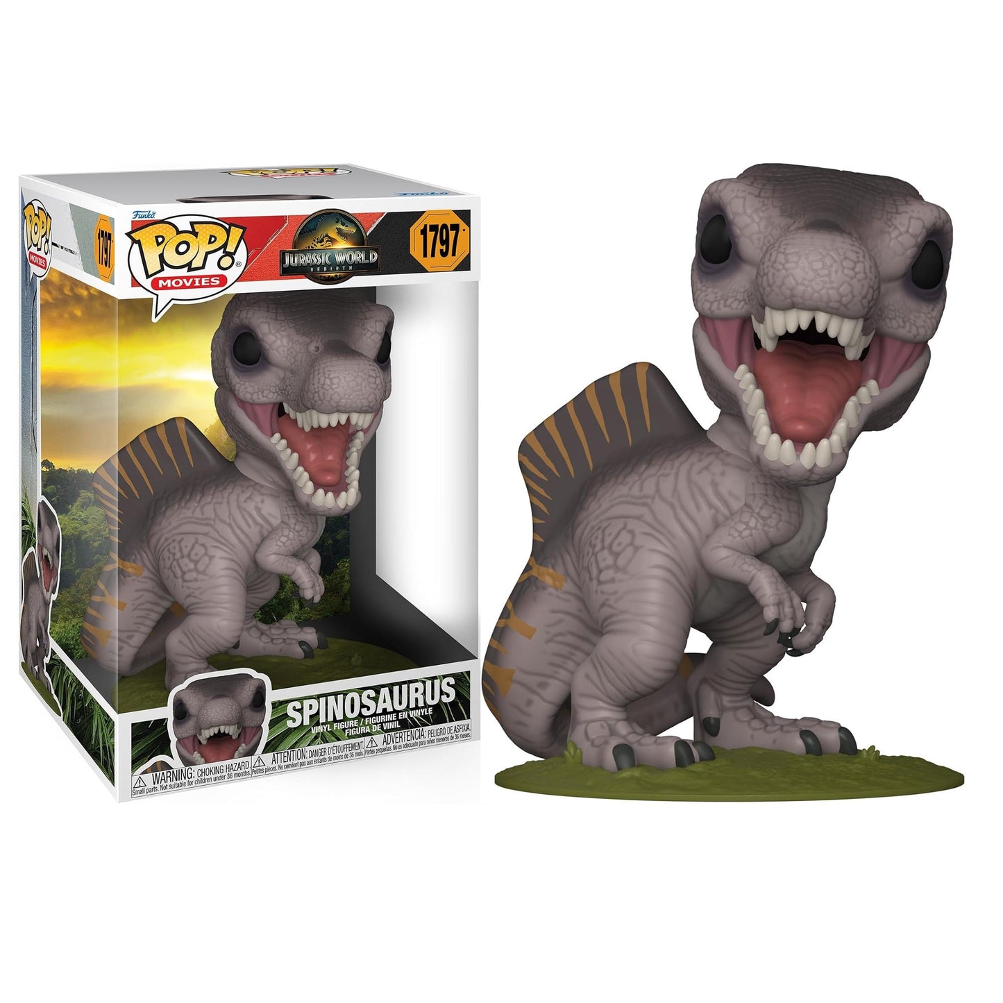 Funko Pop! Big Movies Jumbo Jurassic World Rebirth Spinosaurus – (1797) Vinyl-Figur 25 cm