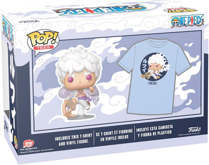 Funko Pop & Tee - One Piece Ruffy Gear Five - Figur + T-Shirt Fifth Gear OP XL