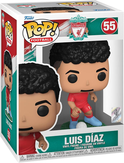 Funko Pop! Football Liverpool (55) Luis Diaz - Vinyl Figure 9cm Player Football