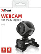 Trust Exis Webcam with Microphone USB 2.0 PC Windows Mac YouTube Skype Messenger