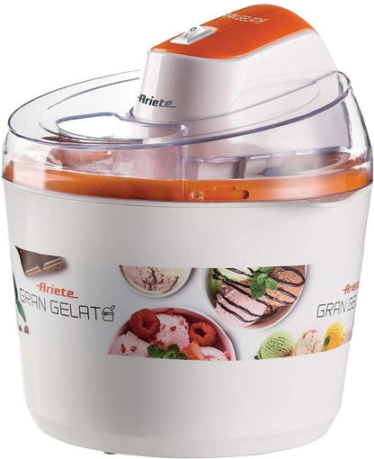 ARIETE EISBEREITER GRAN GELATO 1.5L 12W EISMASCHINE SORBET JOGHURT 642