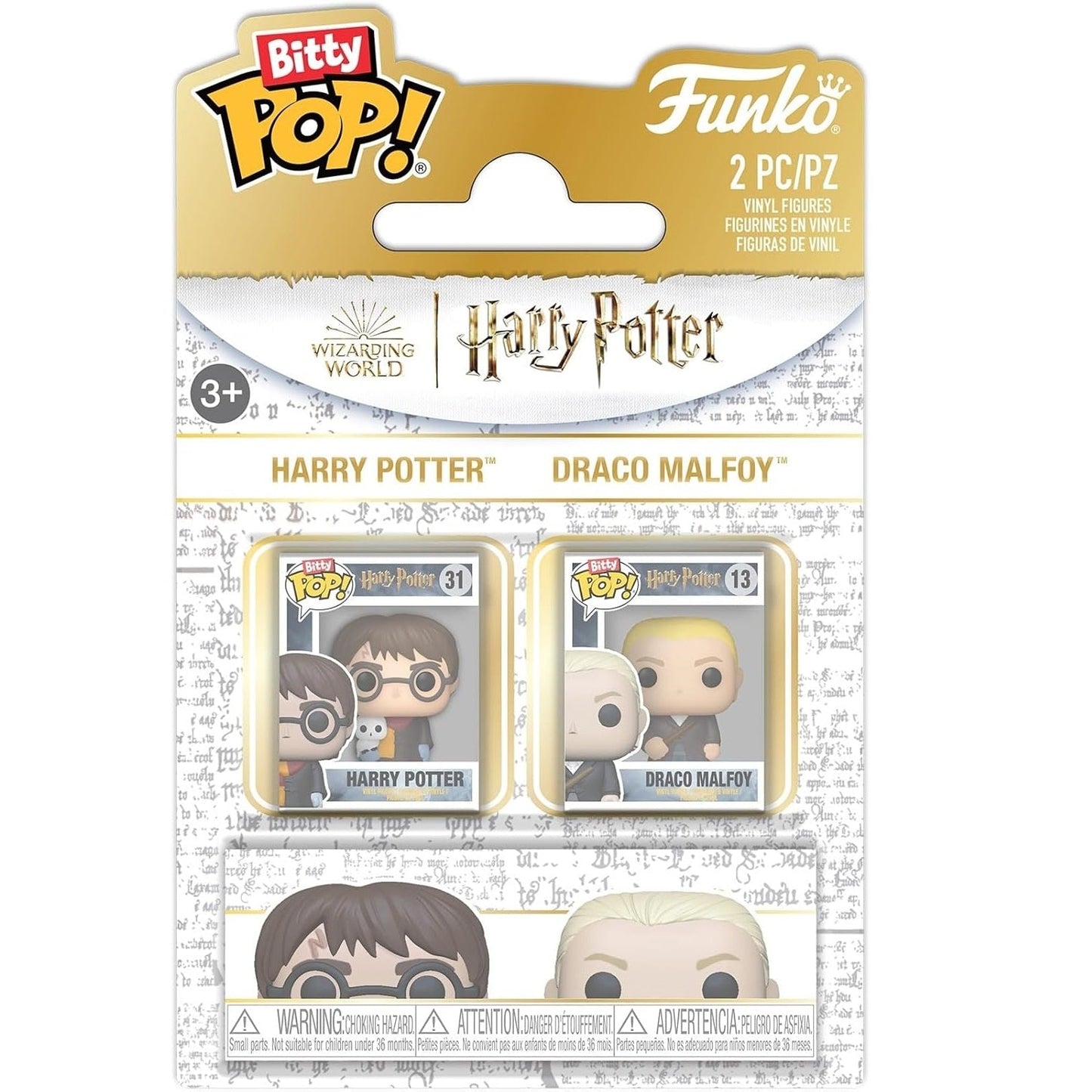 Funko Bitty Pop! Harry Potter – Harry Potter (31) & Draco Malfoy (13)