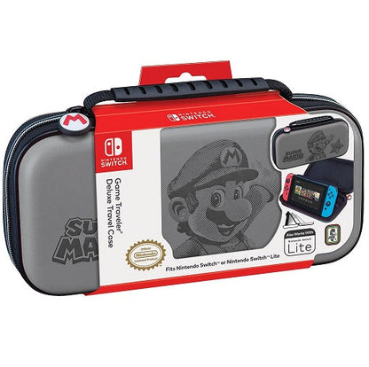 Nintendo Switch Bigben Hard Carrying Case Super Mario Limited Grey