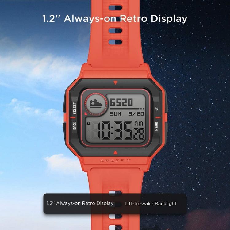 Smartwatch Amazfit Neo Fitness Sport Digitalanzeige Wasserdicht Rot