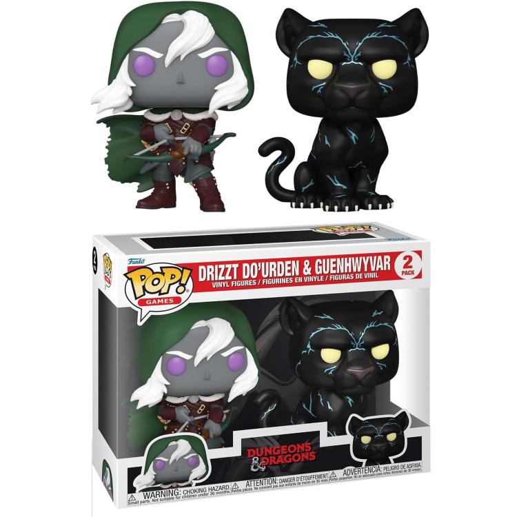 Funko Pop! Games Dungeons & Dragons – (2er-Pack) Drizzt & Guenhwyvar Vinylfigur