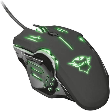 Trust Gaming Maus GXT 108 Rava Beleuchtet RGB PC Laptop PS4 PS5 Xbox One
