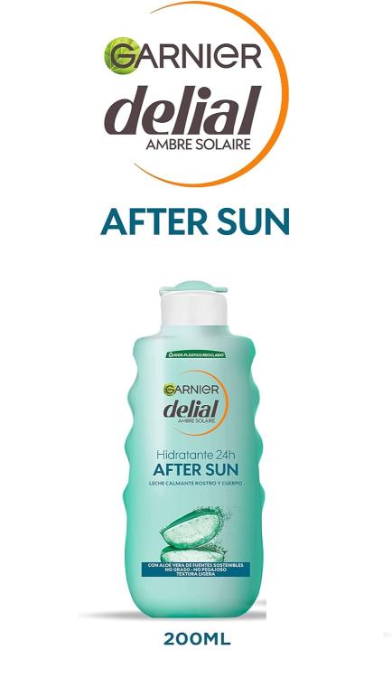 Garnier Ambre Solaire After Sun Beruhigende Feuchtigkeitsmilch mit Aloe Vera 200ml