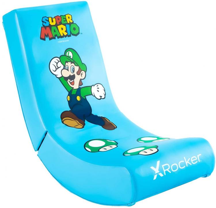 X Rocker Nintendo Super Mario All-Star Luigi Gaming-Stuhl, klappbar