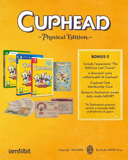 Cuphead Physische Edition Nintendo Switch Videospiel EU Neu Versiegelt