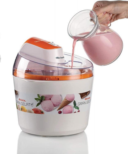 ARIETE EISBEREITER GRAN GELATO 1.5L 12W EISMASCHINE SORBET JOGHURT 642