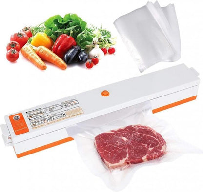 Professionelle Vakuummaschine Beutelversiegelung Lebensmittelverpackung + Rolle