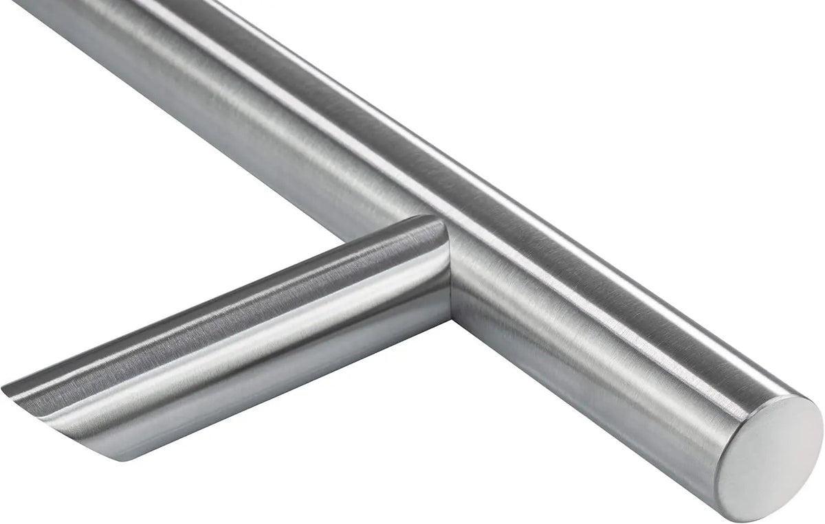 Maniglione Per Porta Modello Dritto Tubolare In Acciaio Inox