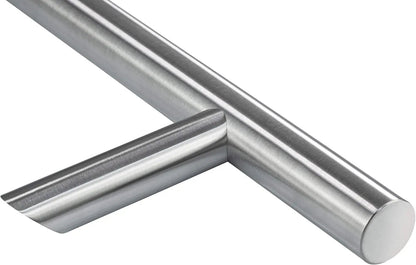 Maniglione Per Porta Modello Dritto Tubolare In Acciaio Inox