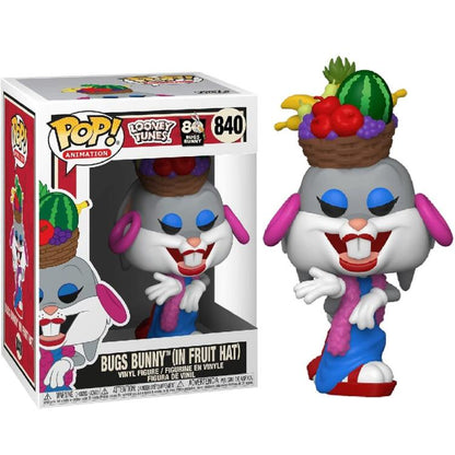 Funko Pop! Looney Tunes 80. Jubiläum: Bugs Bunny (840) (mit Fruithut)