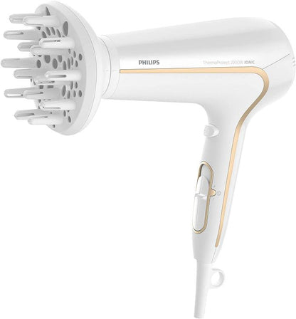 Philips HP8232/00 Thermoprotect Ionic Haartrockner 2200 W Weiß Diffusor