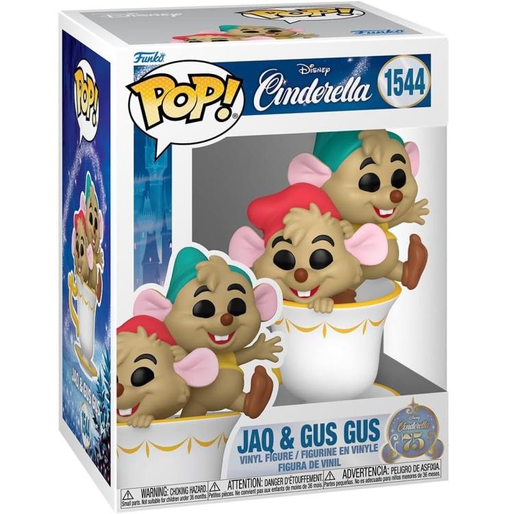 Funko Pop! Disney Cinderella 75th - (1544) Jaq & Gus In Cup - Cinderella's 9cm