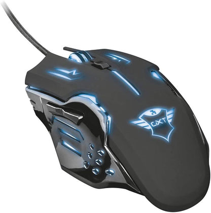 Trust Gaming Maus GXT 108 Rava Beleuchtet RGB PC Laptop PS4 PS5 Xbox One