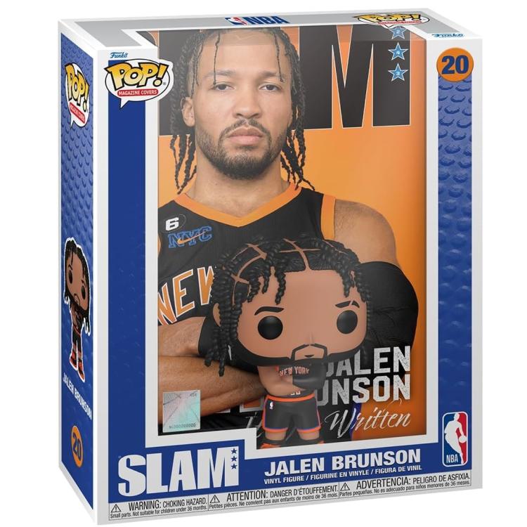 Funko Pop! Basketball Cover Slam NBA – (20) Jalen Brunson P.M. New York Knicks