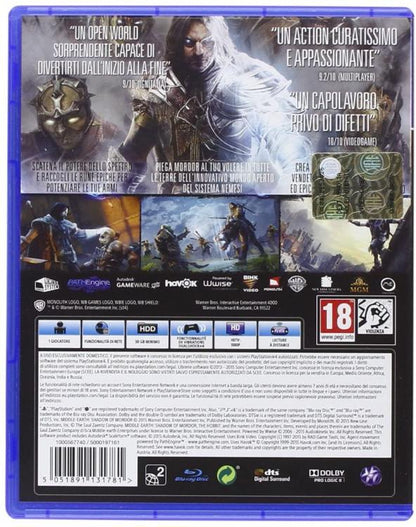 La Terra Di Mezzo L' Ombra Di Mordor Goty Ps4 Gioco Playstation 4 Eu Italiano