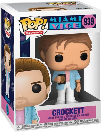 Funko Pop Movies Crockett Miami Vice 939 Vinyl-Actionfigur Fernsehen Statuette