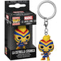Funko Key! Rocket - Marvel Lucha Libre Edition - La Estrella Cosmica Figure 4Cm