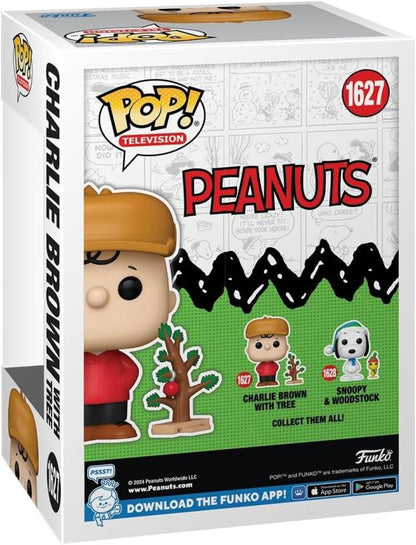 Funko Pop! TV Peanuts – (1627) Charlie Brown W/ Three Vinyl Figur Holiday 9cm