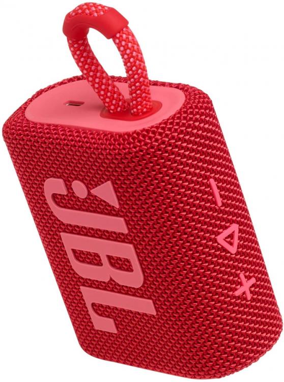 JBL Go 3 Bluetooth-Lautsprecher Tragbarer USB-Lautsprecher Wasserdicht IP67 -R