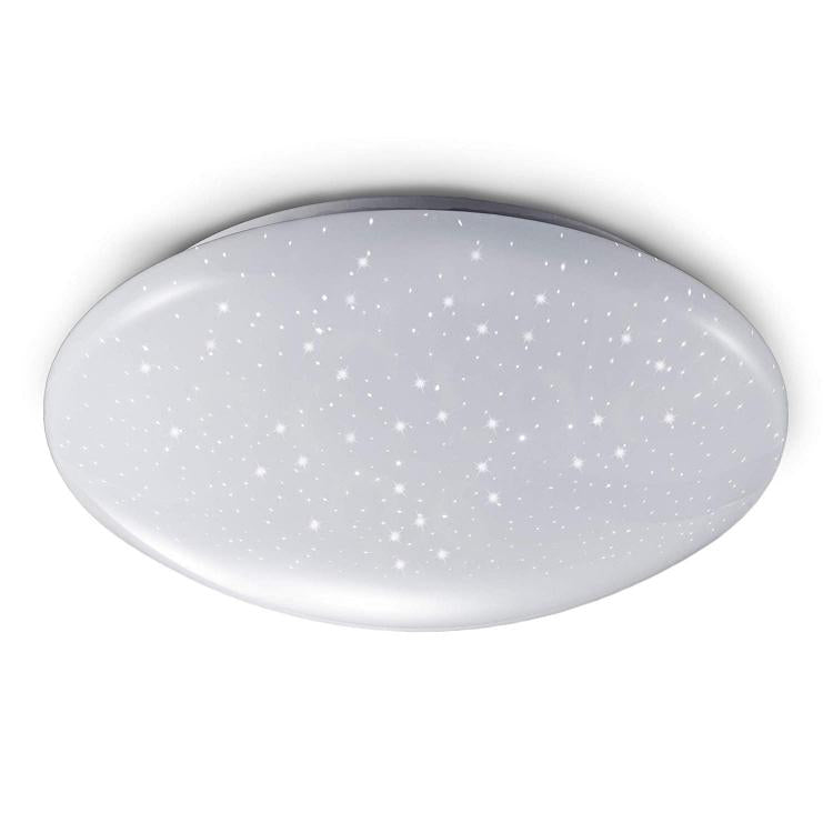 LED-Deckenleuchte 15W Rund Sternenhimmel-Effekt Glitzer Kronleuchter