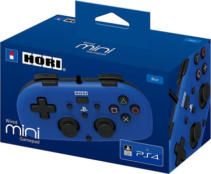 Hori Minipad PS4 kabelgebundener Controller offizieller PlayStation 4 Controller blau