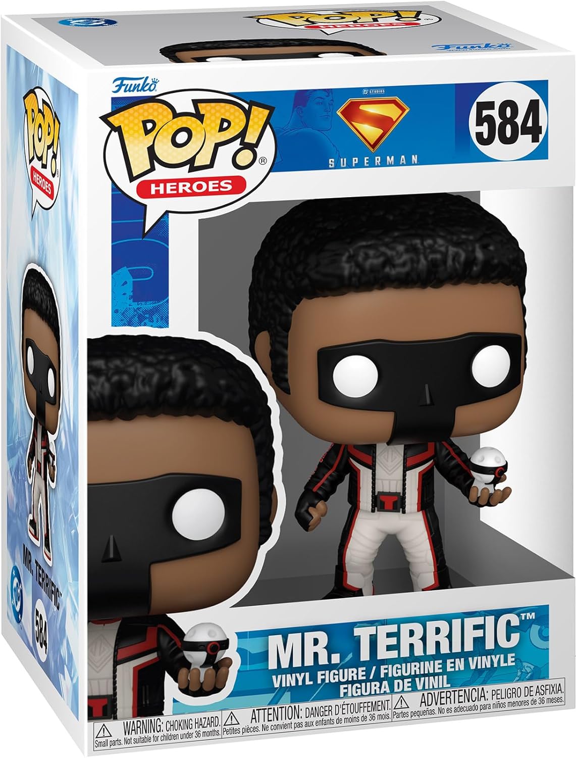 Funko Pop! Heroes DC Superman 2025 (584) Mr. Terrific Vinyl-Figur 9cm