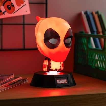Paladone Icons 3D Tischlampe Marvel 007 Deadpool Light Nachtlicht 11cm
